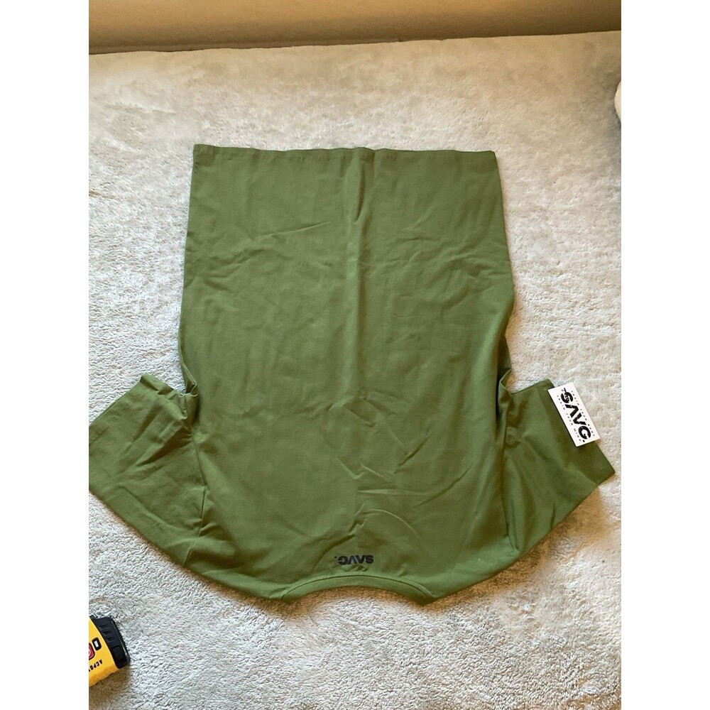 SAVG athletics Green T Shirt XXL Training Gear Running Gym Outfit Short Sleeve - Picture 4 of 6